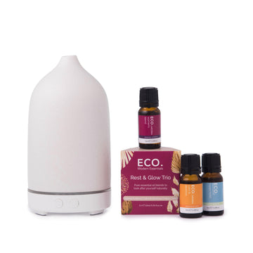 Stone Diffuser & Rest & Glow Trio Collection - ECO. Modern Essentials